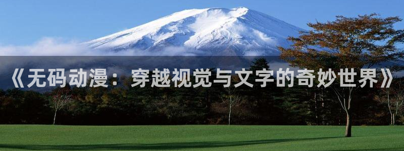 78动漫 官网：《无码动漫：穿越视觉与文字的奇妙世界》